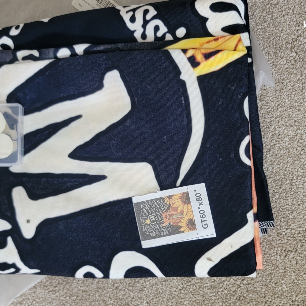 Black and White Graphic Blanket